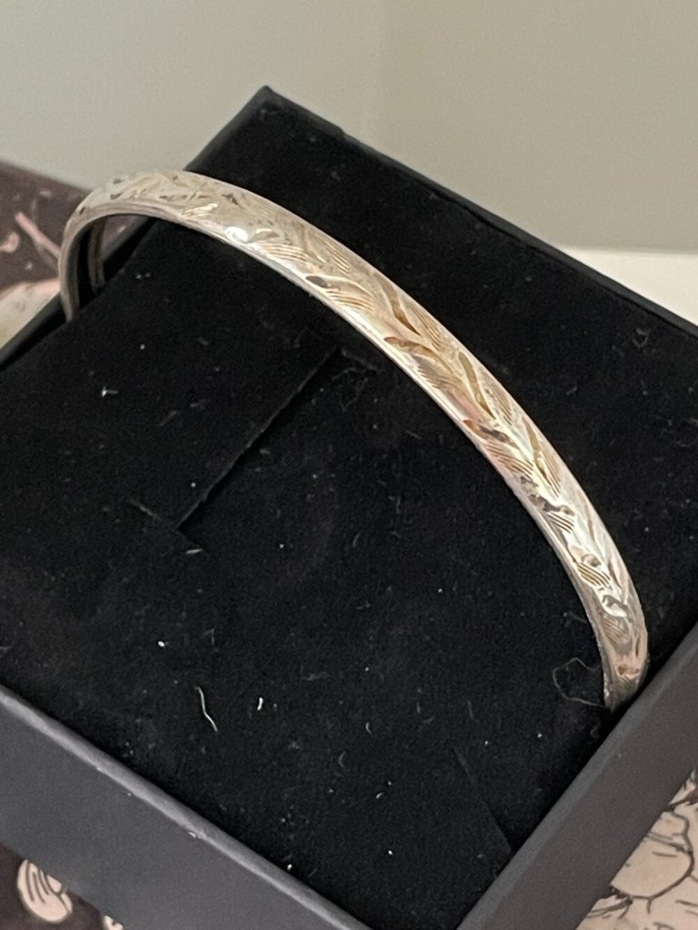 Vintage Burkhardt Sterling Bangle.